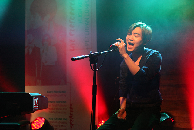 Hugh Keice at the Korean Cultural Centre, May 2014 Image courtesy of the Korean Cultural Centre UK